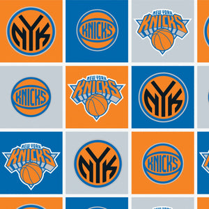 N.Y. Knicks Block - 100% Polyester 58/60 1.5Yd Fleece - 83NYK0006AYCAZ - 01 Multi
