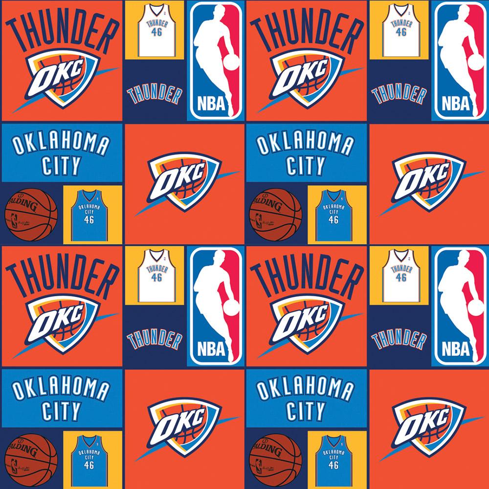 NBA - Badges Thunder d'Oklahoma City - Orange