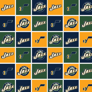 Utah Jazz Block - Printed Fleece by NBA