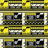 Minky NBA 2022 Collection - UTA Team Fair Isle Minky AOP - Multi - Minky