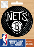 NBA Nets de Brooklyn Logo sur fond uni - Appliqué Ad-Fab