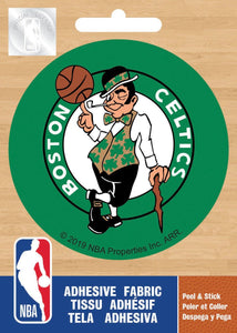 NBA Celtics de Boston Logo sur fond uni - Appliqué Ad-Fab
