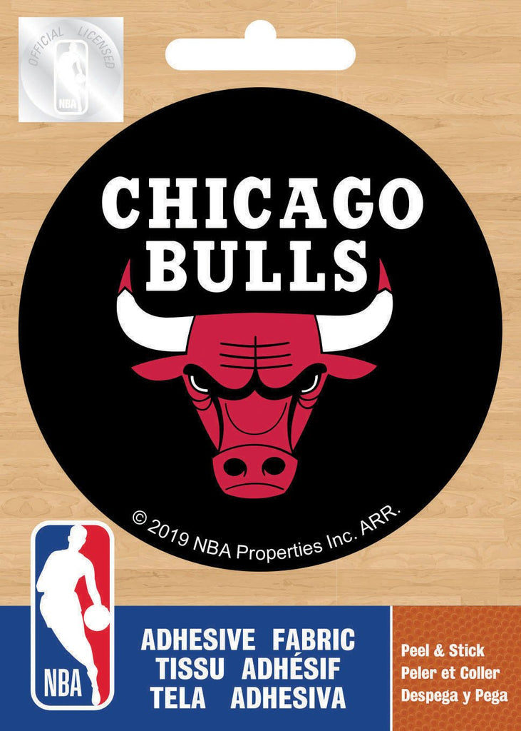 NBA Chicago Bulls Global Logo On Solid Adhesive Fabric Badge