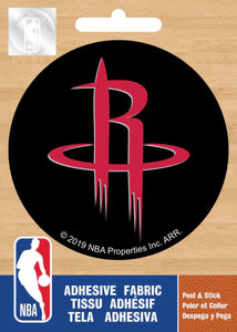 NBA Rockets de Houston Logo sur fond uni - Appliqué Ad-Fab