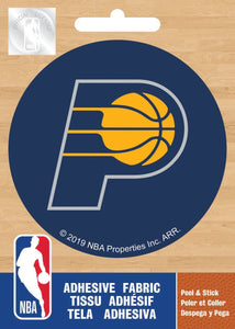 NBA Pacers de l'Indiana Logo sur fond uni - Appliqué Ad-Fab