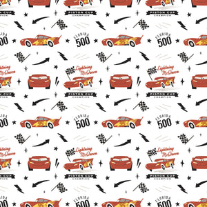 Cars Collection III by Disney-Pixar -McQueen Champ -Cotton -White