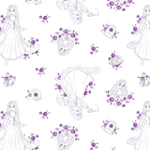 Disney Forever Princess Collection - Rapunzel Toile - Purple