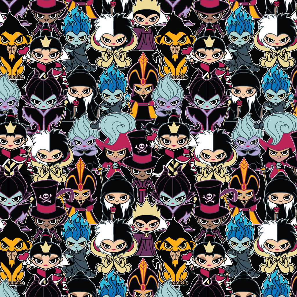 Disney Villains Kawaii Collection - Cute Villain Stack - Multi - Cotton