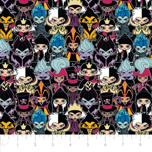 Disney Villains Kawaii Collection - Cute Villain Stack - Multi - Cotton