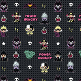 Disney Villains Kawaii Collection - Power Hungry - Charcoal - Cotton