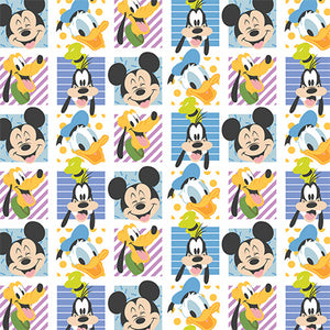 Disney -Mickey Mouse -Party Blocks 2Yd Cuts