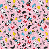 Disney Mickey & Friends Collection-Iconic Minnie Toss-Cotton-Pink
