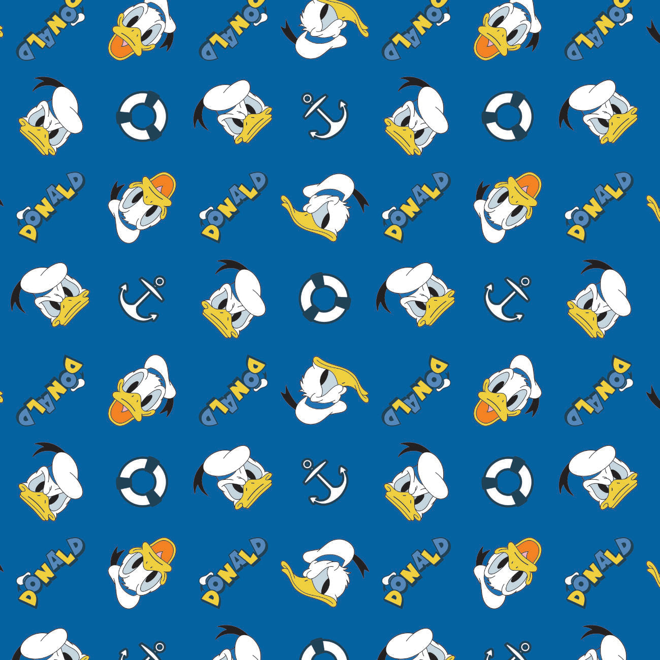 Disney Mickey & Friends Collection-Lucky Donald Duck -Cotton-Blue