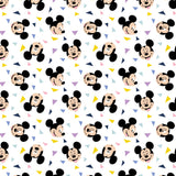 Disney -Mickey Confetti Toss- White-Cotton