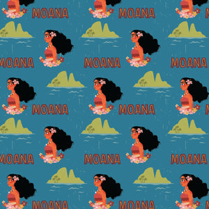Disney Moana Collection II-Daughter of the Sea -Cotton- Blue