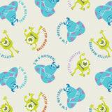 Monsters, Inc. by Disney-Pixar - Little Monsters - Cotton - Cream