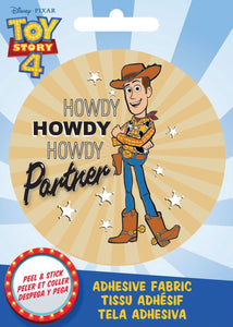 Disney/Pixar Toy Story Howdy Wood Adhesive Fabric Badge