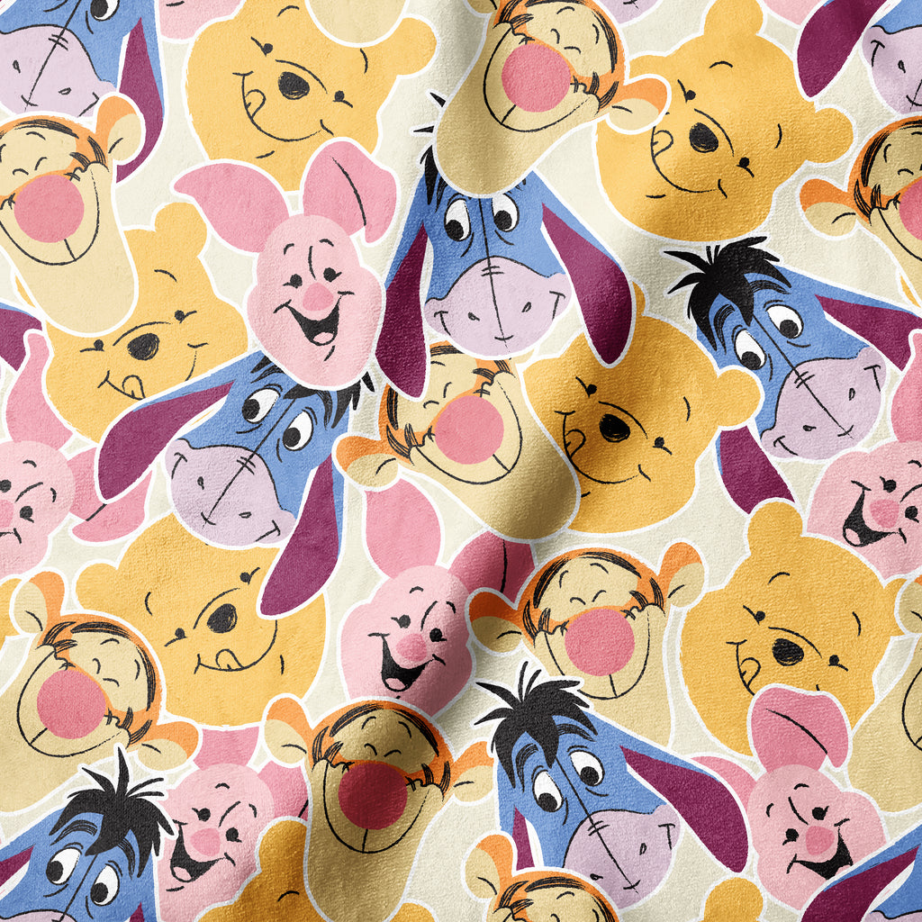 Disney Winnie the Pooh 85430519 1 White Eeyore Camelot Fabrics
