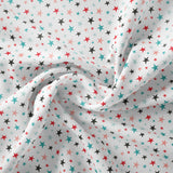 Merry Penguins Collection - Stars - White - Cotton 89220905-01