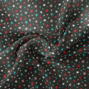 Merry Penguins Collection - Stars - Black - Cotton 89220905-02