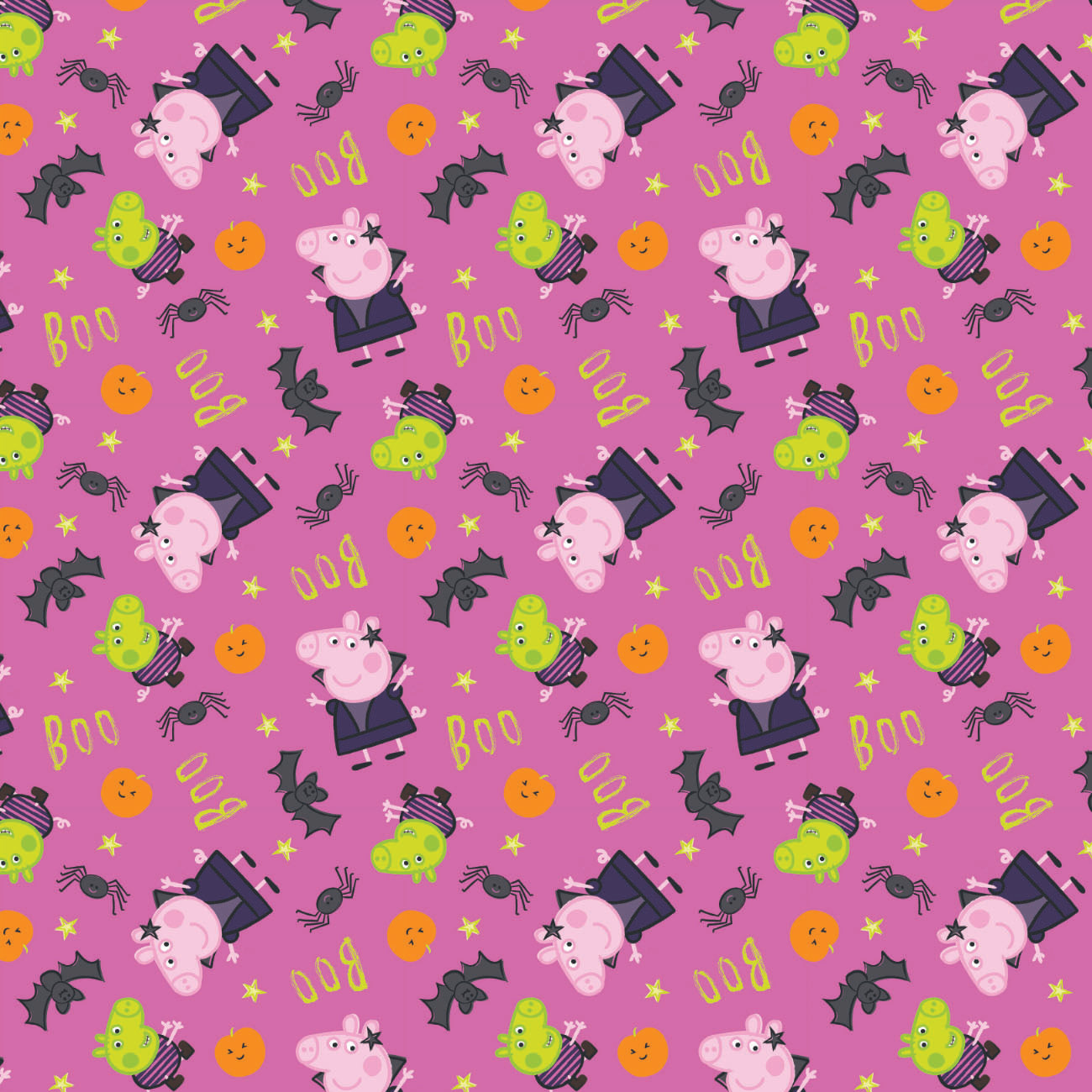 Character Halloween IV Collection - Peppa Witchy Halloween - Pink - Cotton 95220126-01
