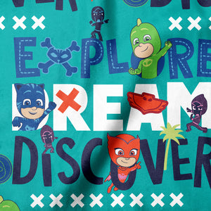 PJ Masks Adventure Heroes Collection - Explore Dream Discover  - Aqua - Minky 95240104M-02