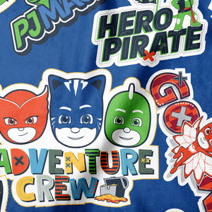 PJ Masks Adventure Heroes Collection - Adventure Crew  - Blue - Minky 95240108M-01