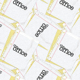 The Office -Scrap Paper Cotton 2Yd Precut Cotton - 96090103Y2AMZ1 - 01 White