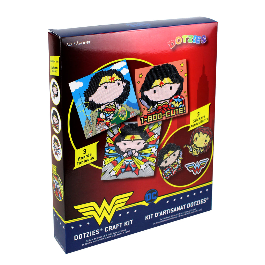 Wonder Woman Dotzies Craft Kit