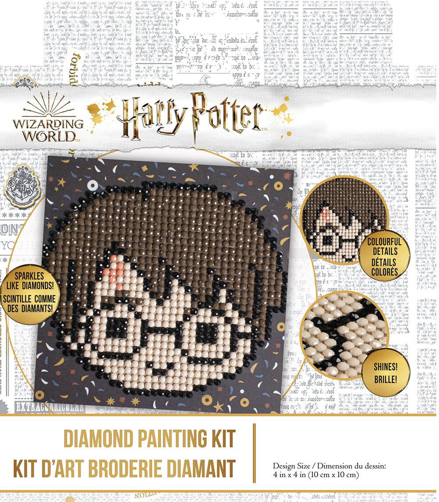Camelot Dotz Diamond Art Box Kit 11 inch X11 inch Harry Potter