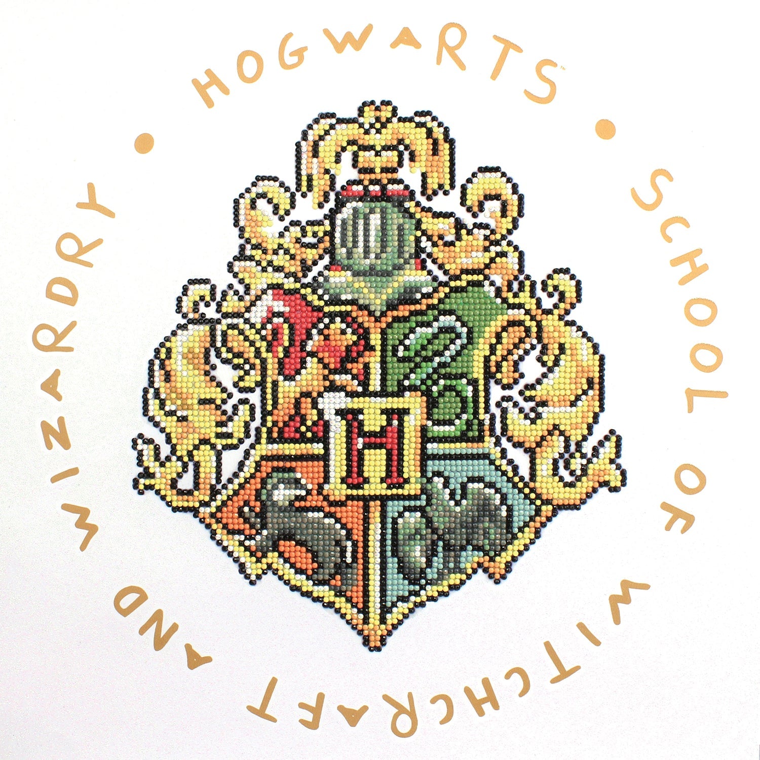 Camelot Dotz Diamond Art Kit 20.2 inch X20.2 inch Harry Potter Moon Over Hogwarts