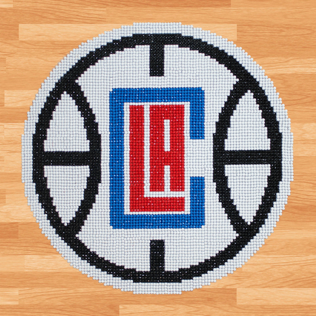 Officially Licensed Camelot Dots NBA Los Angeles Clippers Diamond Painting Kit