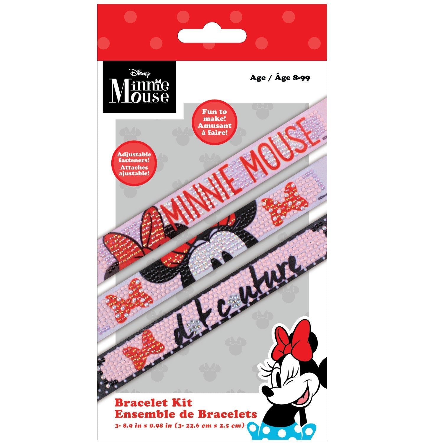 Camelot Dots -Disney Minnie Mouse Couture DOTZIES® Bracelet Kit