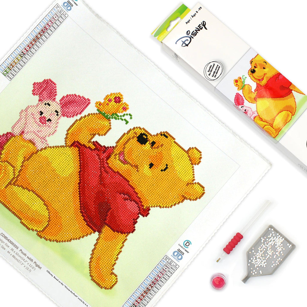 Disney - Pooh with Piglet - Diamond Painting Kit