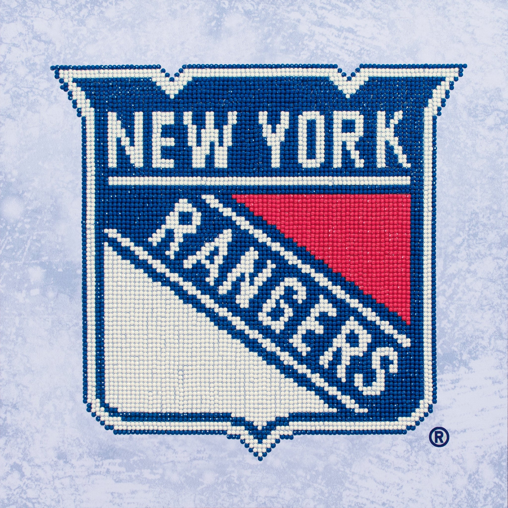 Officially Licensed Camelot Dots NHL New York Rangers Diamond Painting Kit