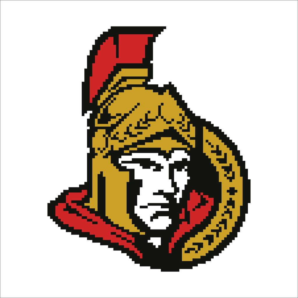 Officially Licensed Camelot Dots NHL Ottawa Senators Diamond Painting Kit
