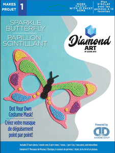 Diamond Art Butterfly Mask