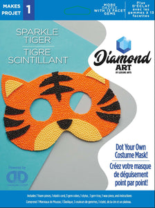 Masque Tigre - Trousse d'art broderie diamant de Diamond Art 