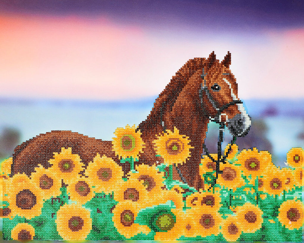 DA56792-Diamond Art Sunflower Horse – Camelot Fabrics®