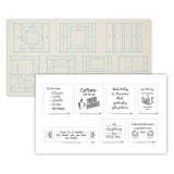 2023 June Tailor Collection-QAYG Inspirational Mug Mats - Charming - 7/pack-Quilt As You Go Mug Mats