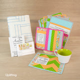 2023 June Tailor Collection-QAYG Inspirational Mug Mats -- Uplifting - 7/pack-Quilt As You Go Mug Mats