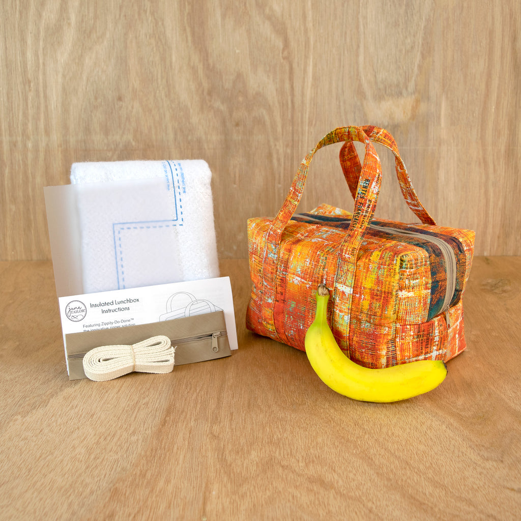 2023 June Tailor Collection-Insulated Lunchbox Tote - Zippity-Do-Done™ Camel-Kits with Zippity-Do-Done™