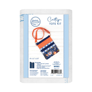 2023 June Tailor Collection-Crossbody Tote Bag - Caitlyn 1/pack - Zippity-Do-Done™ Navy-Tote Bag Projects and QAYG Totes