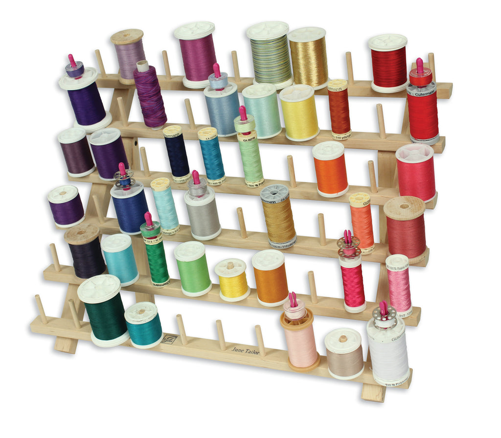 Mini-Mega-Rak II 60 Spool Wooden Thread Rack with Legs