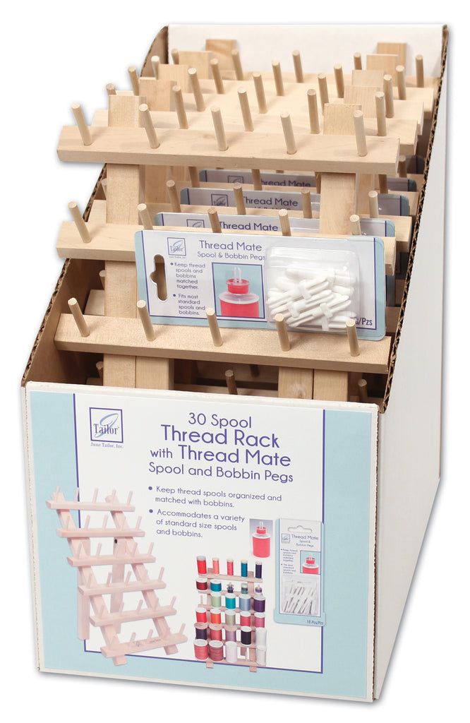 2023 June Tailor Collection-30 Spool Thread Rack (with legs) - individually boxed-Thread Storage Racks