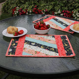 2023 June Tailor Collection-QAYG Placemats  - Jakarta - 6/pack-Quilt As You Go Placemats and Table Runners