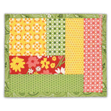 2023 June Tailor Collection-QAYG Log Cabin Mug Mats - 3/pack-Quilt As You Go Mug Mats