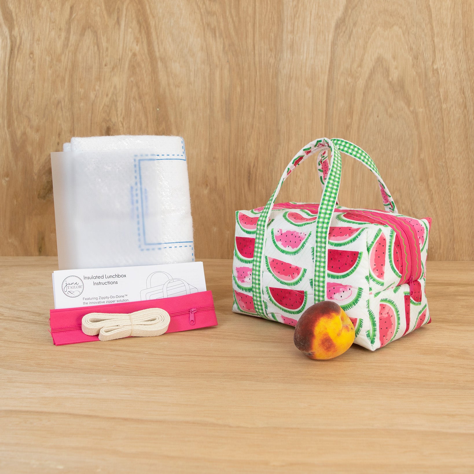 2023 June Tailor Collection-Insulated Lunchbox Tote - Zippity-Do-Done™ Pink-Kits with Zippity-Do-Done™