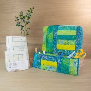 2023 June Tailor Collection-QAYG Sewing Machine Cover & Caddy-Quilt As You Go Projects