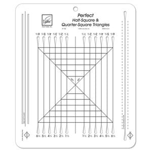 2023 June Tailor Collection-Half-Square & Quarter-Square Triangles Ruler